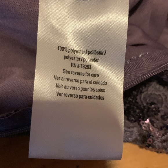 Alex Evenings lilac/purple sequined cocktail dress size 6 - Picture 7 of 10
